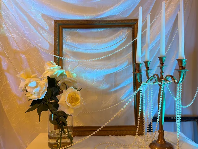 Photo corner de nuntă — Just Roses