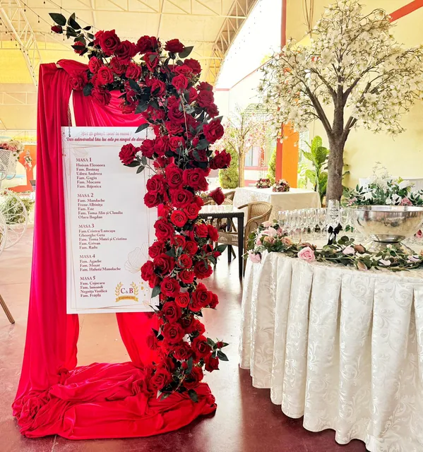 Șevalete și panouri de întâmpinare — Just Roses